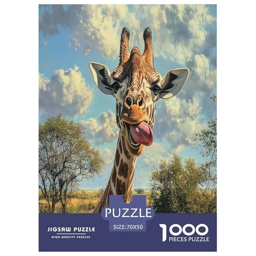Giraffe Puzzle 1000-teilige Schwer Puzzle Spielzeug Lernspiel Impossible Herausforderungsspielzeug Für Erwachsene Kinder 70x50cm/1000pcs Giraffe Puzzle 1000-teilige Schwer Puzzle Spielzeug Lernspiel Impossible Herausforderungsspielzeug Für Erwachsene Kinder 70x50cm/1000pcs von TZOVPCDFA