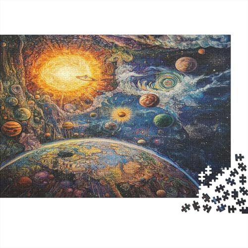 Kosmische Galaxie Puzzle 1000 Teile Puzzles Für Erwachsene Lernspiel Herausforderungsspielzeug 1000-teilige Puzzlespiel Für Erwachsene Kinder Puzzel 1000pcs (75x50cm) von TZOVPCDFA