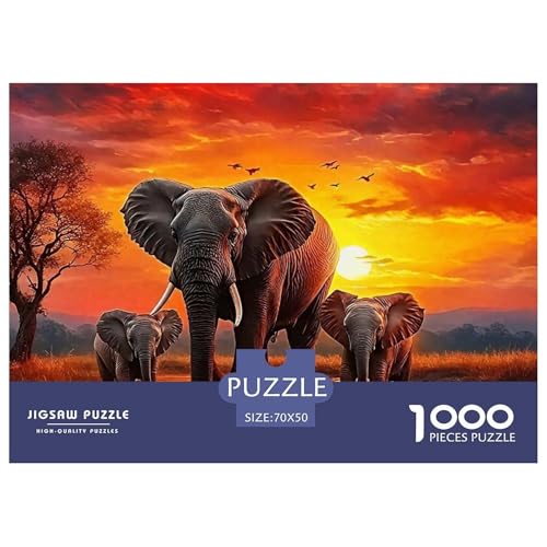 Puzzle Für Erwachsene 1000 Teile ElefantenLernspiel Animal Theme Geschenke Für Damen Für Erwachsene Und Kinder Ab 14 Jahren 70x50cm/1000pcs Puzzle Für Erwachsene 1000 Teile ElefantenLernspiel Animal Theme Geschenke Für Damen Für Erwachsene Und Kinder Ab 14 Jahren 70x50cm/1000pcs von TZOVPCDFA