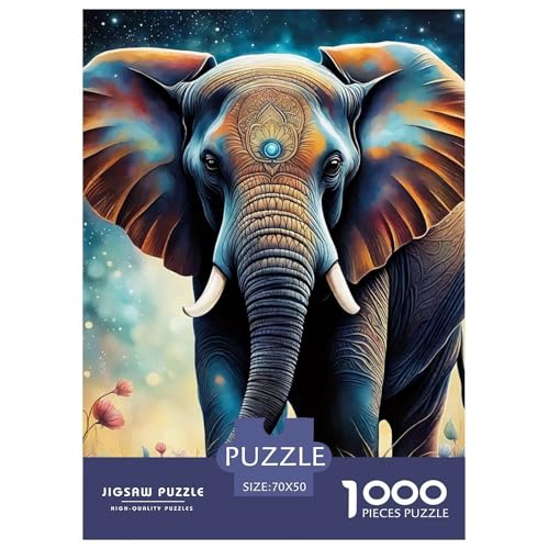 Puzzle Für Erwachsene 1000 Teile ElefantenLernspiel Animal Theme Geschenke Für Damen Für Erwachsene Und Kinder Ab 14 Jahren 70x50cm/1000pcs Puzzle Für Erwachsene 1000 Teile ElefantenLernspiel Animal Theme Geschenke Für Damen Für Erwachsene Und Kinder Ab 14 Jahren 70x50cm/1000pcs von TZOVPCDFA
