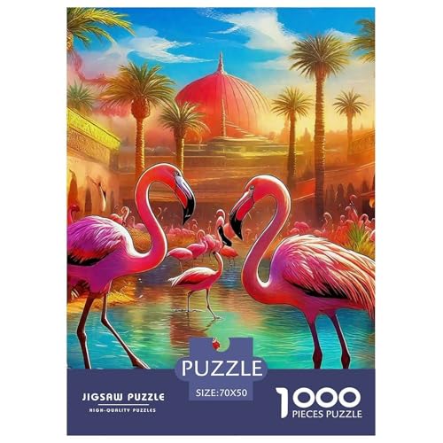 Puzzle Für Erwachsene 1000 Teile FlamingoLernspiel Tropical Animal Theme Für Familie Freunde Für Erwachsene Und Kinder Ab 14 Jahren 70x50cm/1000pcs Puzzle Für Erwachsene 1000 Teile FlamingoLernspiel Tropical Animal Theme Für Familie Freunde Für Erwachsene Und Kinder Ab 14 Jahren 70x50cm/1000pcs von TZOVPCDFA