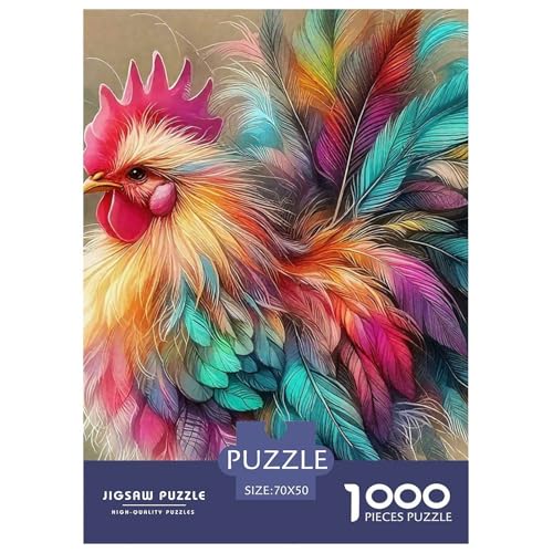 Puzzle Für Erwachsene 1000 Teile HahnLernspiel Poultry Theme Geschenke Für Damen Für Erwachsene Und Kinder Ab 14 Jahren 70x50cm/1000pcs Puzzle Für Erwachsene 1000 Teile HahnLernspiel Poultry Theme Geschenke Für Damen Für Erwachsene Und Kinder Ab 14 Jahren 70x50cm/1000pcs von TZOVPCDFA