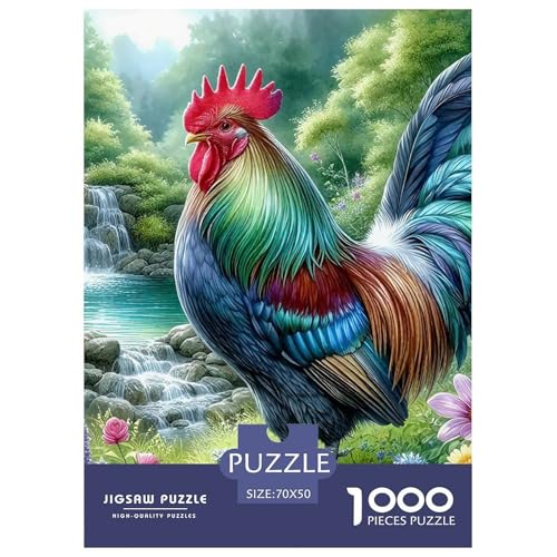 Puzzle Für Erwachsene 1000 Teile HahnPuzzlespiele Poultry Theme Geschenke Für Damen Für Erwachsene Und Kinder Ab 14 Jahren 70x50cm/1000pcs Puzzle Für Erwachsene 1000 Teile HahnPuzzlespiele Poultry Theme Geschenke Für Damen Für Erwachsene Und Kinder Ab 14 Jahren 70x50cm/1000pcs von TZOVPCDFA