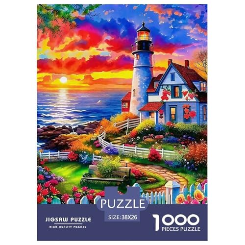 Puzzle Für Erwachsene 1000 Teile LeuchtturmLernspiel KüstenlandschaftTheme Geschenke Für Männer Für Erwachsene Und Kinder Ab 14 Jahren 38x26cm/1000pcs Puzzle Für Erwachsene 1000 Teile LeuchtturmLernspiel KüstenlandschaftTheme Geschenke Für Männer Für Erwachsene Und Kinder Ab 14 Jahren 38x26cm/1000pcs von TZOVPCDFA