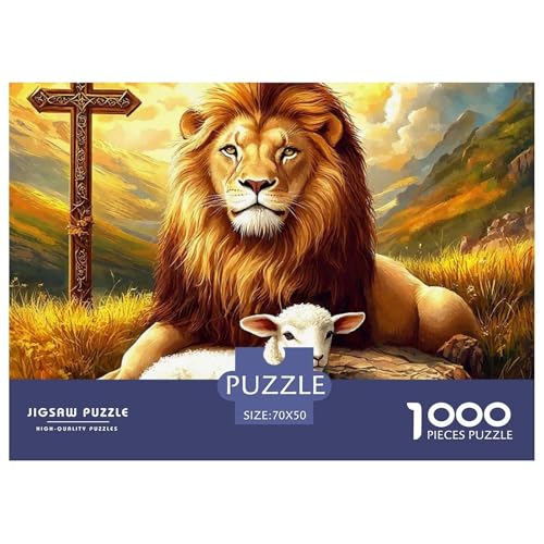 Puzzle Für Erwachsene 1000 Teile LöwenLernspiel Wildlife Theme Für Familie Freunde Für Erwachsene Und Kinder Ab 14 Jahren 70x50cm/1000pcs Puzzle Für Erwachsene 1000 Teile LöwenLernspiel Wildlife Theme Für Familie Freunde Für Erwachsene Und Kinder Ab 14 Jahren 70x50cm/1000pcs von TZOVPCDFA