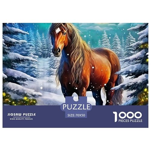 Puzzle Für Erwachsene 1000 Teile PferdLernspiel Animal Theme Geschenke Für Damen Für Erwachsene Und Kinder Ab 14 Jahren 70x50cm/1000pcs Puzzle Für Erwachsene 1000 Teile PferdLernspiel Animal Theme Geschenke Für Damen Für Erwachsene Und Kinder Ab 14 Jahren 70x50cm/1000pcs von TZOVPCDFA