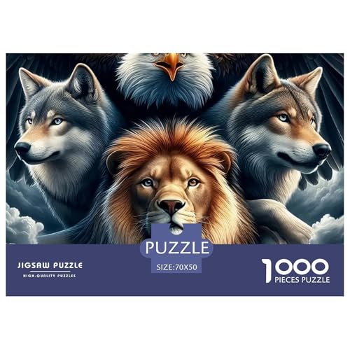 Puzzle Für Erwachsene 1000 Teile WolfLernspiel Wildlife Theme Geschenke Für Damen Für Erwachsene Und Kinder Ab 14 Jahren 70x50cm/1000pcs Puzzle Für Erwachsene 1000 Teile WolfLernspiel Wildlife Theme Geschenke Für Damen Für Erwachsene Und Kinder Ab 14 Jahren 70x50cm/1000pcs von TZOVPCDFA