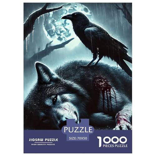 Puzzle Für Erwachsene 1000 Teile WolfLernspiel Wildlife Theme Geschenke Für Damen Für Erwachsene Und Kinder Ab 14 Jahren 70x50cm/1000pcs Puzzle Für Erwachsene 1000 Teile WolfLernspiel Wildlife Theme Geschenke Für Damen Für Erwachsene Und Kinder Ab 14 Jahren 70x50cm/1000pcs von TZOVPCDFA