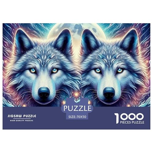 Puzzle Für Erwachsene 1000 Teile WolfLernspiel Wildlife Theme Geschenke Für Damen Für Erwachsene Und Kinder Ab 14 Jahren 70x50cm/1000pcs Puzzle Für Erwachsene 1000 Teile WolfLernspiel Wildlife Theme Geschenke Für Damen Für Erwachsene Und Kinder Ab 14 Jahren 70x50cm/1000pcs von TZOVPCDFA