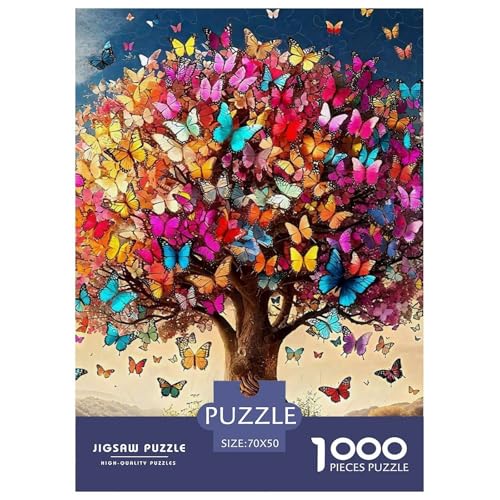 Puzzle Für Erwachsene 1000 Teilige Baum des LebensErwachsene Puzzle Lernspiel Colorful SchmetterlingGeschenke Für Damen Für Erwachsene Kinder 70x50cm/1000pcs Puzzle Für Erwachsene 1000 Teilige Baum des LebensErwachsene Puzzle Lernspiel Colorful SchmetterlingGeschenke Für Damen Für Erwachsene Kinder 70x50cm/1000pcs von TZOVPCDFA