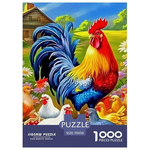 Puzzle Für Erwachsene 1000 Teilige HahnErwachsene Puzzle Puzzlespiele Farm Theme Für Familie Freunde Für Erwachsene Kinder 70x50cm/1000pcs Puzzle Für Erwachsene 1000 Teilige HahnErwachsene Puzzle Puzzlespiele Farm Theme Für Familie Freunde Für Erwachsene Kinder 70x50cm/1000pcs von TZOVPCDFA