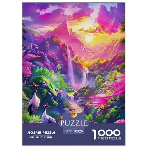 Puzzle Für Erwachsene 1000 Teilige Rotgekrönter Kran Lernspiel Crane Themed Geschenke Für Damen Für Erwachsene Kinder 38x26cm Puzzle Für Erwachsene 1000 Teilige Rotgekrönter Kran Lernspiel Crane Themed Geschenke Für Damen Für Erwachsene Kinder 38x26cm von TZOVPCDFA