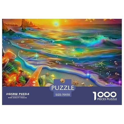 Puzzle Für Erwachsene 1000 Teilige Strand Lernspiel Starfish Geschenke Für Damen Für Erwachsene Kinder 70x50cm Puzzle Für Erwachsene 1000 Teilige Strand Lernspiel Starfish Geschenke Für Damen Für Erwachsene Kinder 70x50cm von TZOVPCDFA