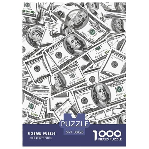 Puzzles 1000 Teile Puzzle 100 Banknoten DollarLagerfeuer-Aktivität Puzzle Trendy Play Creativity Impossible SpielHeimdekoration Für Erwachsene Und Kinder Ab 14 Jahren 38x26cm/1000pcs Puzzles 1000 Teile Puzzle 100 Banknoten DollarLagerfeuer-Aktivität Puzzle Trendy Play Creativity Impossible SpielHeimdekoration Für Erwachsene Und Kinder Ab 14 Jahren 38x26cm/1000pcs von TZOVPCDFA