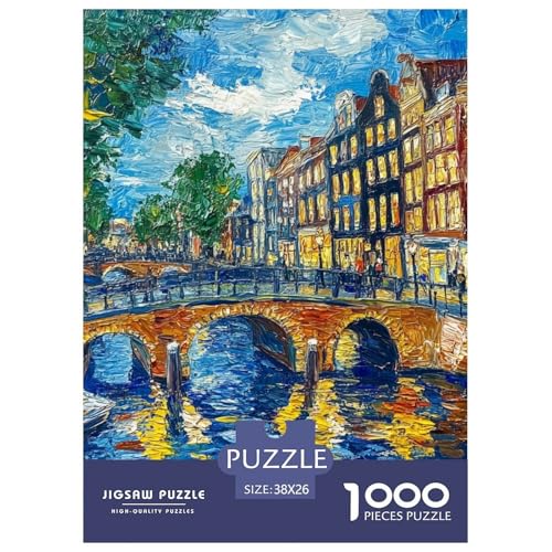 Puzzles 1000 Teile Puzzle Amsterdamer KanalLagerfeuer-Aktivität Puzzle Market Geschicklichkeitsspiel Familienspiel Für Erwachsene Und Kinder 38x26cm/1000pcs Puzzles 1000 Teile Puzzle Amsterdamer KanalLagerfeuer-Aktivität Puzzle Market Geschicklichkeitsspiel Familienspiel Für Erwachsene Und Kinder 38x26cm/1000pcs von TZOVPCDFA