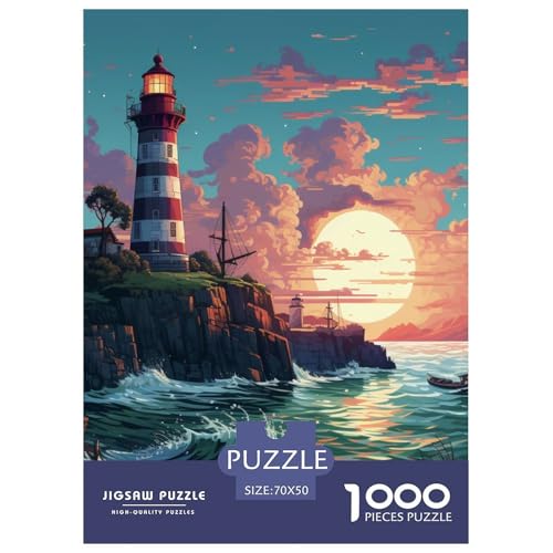 Puzzles 1000 Teile Puzzle KüstenleuchttürmeLagerfeuer-Aktivität Puzzle Fishing BootGeschicklichkeitsspiel Puzzles-Geschenk Für Erwachsene Und Kinder 70x50cm/1000pcs Puzzles 1000 Teile Puzzle KüstenleuchttürmeLagerfeuer-Aktivität Puzzle Fishing BootGeschicklichkeitsspiel Puzzles-Geschenk Für Erwachsene Und Kinder 70x50cm/1000pcs von TZOVPCDFA