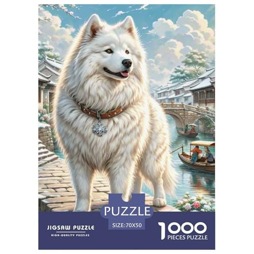 Puzzles 1000 Teile Puzzle Samoyed HundLagerfeuer-Aktivität Puzzle Cute Pets Geschicklichkeitsspiel Für Die Ganze Familie Für Kinder Von 8-12 Jahren 70x50cm/1000pcs Puzzles 1000 Teile Puzzle Samoyed HundLagerfeuer-Aktivität Puzzle Cute Pets Geschicklichkeitsspiel Für Die Ganze Familie Für Kinder Von 8-12 Jahren 70x50cm/1000pcs von TZOVPCDFA