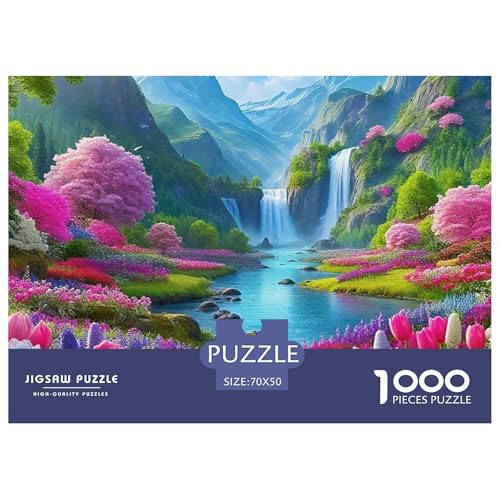 Puzzles 1000 Teile Puzzle WasserfallLagerfeuer-Aktivität Puzzle Exquisite Scenery Impossible Game Familienspiel Für Kinder Von 8-12 Jahren 70x50cm/1000pcs Puzzles 1000 Teile Puzzle WasserfallLagerfeuer-Aktivität Puzzle Exquisite Scenery Impossible Game Familienspiel Für Kinder Von 8-12 Jahren 70x50cm/1000pcs von TZOVPCDFA