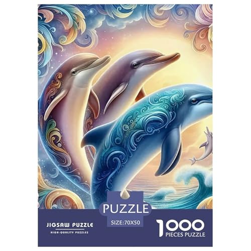 Puzzles Für Erwachsene 1000 Teile DelphinLernspiel Marine Animal Theme Für Familie Freunde Für Erwachsene Kinder 70x50cm/1000pcs Puzzles Für Erwachsene 1000 Teile DelphinLernspiel Marine Animal Theme Für Familie Freunde Für Erwachsene Kinder 70x50cm/1000pcs von TZOVPCDFA