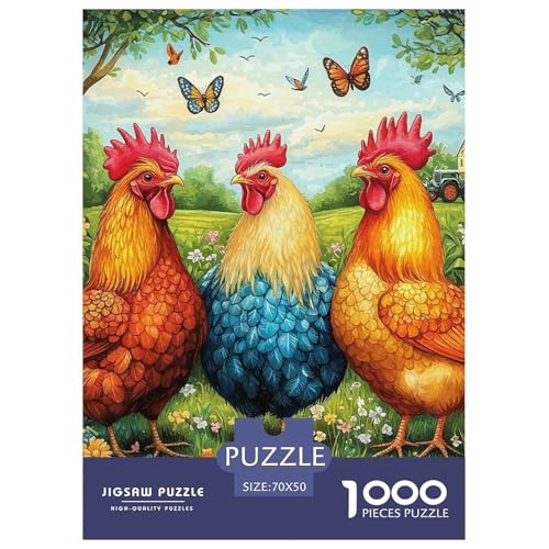 Puzzles Für Erwachsene 1000 Teile Hühnchen Puzzlespiele Country Style Geschenke Für Männer Für Erwachsene Und Kinder Ab 14 Jahren 70x50cm Puzzles Für Erwachsene 1000 Teile Hühnchen Puzzlespiele Country Style Geschenke Für Männer Für Erwachsene Und Kinder Ab 14 Jahren 70x50cm von TZOVPCDFA