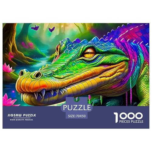 Puzzles Für Erwachsene 1000 Teile KrokodilHerausforderung Spielzeug Swamp Animal Theme Für Familie Freunde Für Erwachsene Und Kinder Ab 14 Jahren 70x50cm/1000pcs Puzzles Für Erwachsene 1000 Teile KrokodilHerausforderung Spielzeug Swamp Animal Theme Für Familie Freunde Für Erwachsene Und Kinder Ab 14 Jahren 70x50cm/1000pcs von TZOVPCDFA