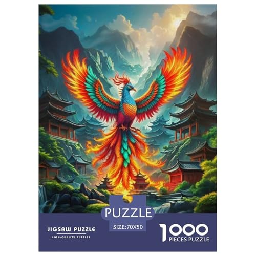 Puzzles Für Erwachsene 1000 Teile Phoenix Puzzlespiele Animal Theme Für Familie Freunde Für Erwachsene Und Kinder Ab 14 Jahren 70x50cm Puzzles Für Erwachsene 1000 Teile Phoenix Puzzlespiele Animal Theme Für Familie Freunde Für Erwachsene Und Kinder Ab 14 Jahren 70x50cm von TZOVPCDFA