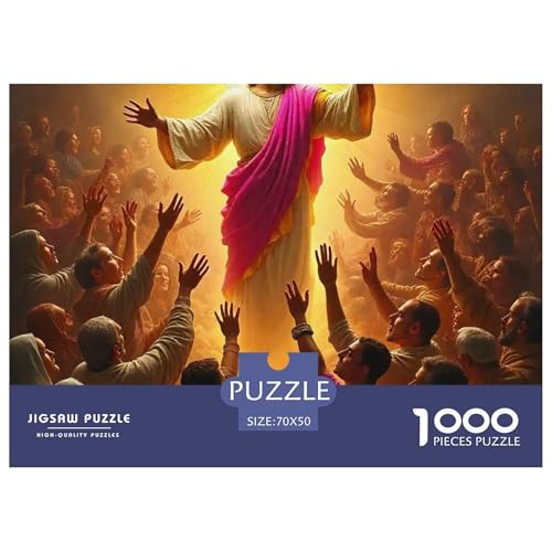 Puzzles Für Erwachsene 1000 Teilige Jesus - ReligionLernspiel Christian Themes Geschenke Für Männer Für Erwachsene Kinder 70x50cm/1000pcs Puzzles Für Erwachsene 1000 Teilige Jesus - ReligionLernspiel Christian Themes Geschenke Für Männer Für Erwachsene Kinder 70x50cm/1000pcs von TZOVPCDFA