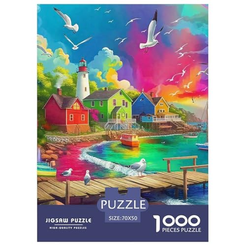 Puzzles Für Erwachsene 1000 Teilige LeuchtturmLernspiel KüstenlandschaftTheme Für Familie Freunde Für Erwachsene Und Kinder Ab 14 Jahren 70x50cm/1000pcs Puzzles Für Erwachsene 1000 Teilige LeuchtturmLernspiel KüstenlandschaftTheme Für Familie Freunde Für Erwachsene Und Kinder Ab 14 Jahren 70x50cm/1000pcs von TZOVPCDFA