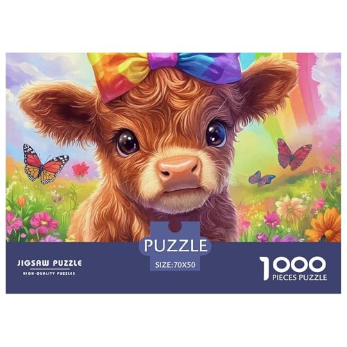 Puzzles Highland RinderPuzzle 1000 Teile Erwachsene Rätsel Cute Animals Impossible Puzzles Geschenke Für Männer Und Damen Für Erwachsene Und Kinder 70x50cm/1000pcs Puzzles Highland RinderPuzzle 1000 Teile Erwachsene Rätsel Cute Animals Impossible Puzzles Geschenke Für Männer Und Damen Für Erwachsene Und Kinder 70x50cm/1000pcs von TZOVPCDFA