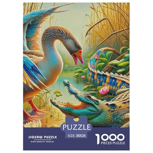 Puzzles Krokodil1000 Teile Puzzles Erwachsene Rätsel Marsh Animals Geschicklichkeitsspiel Für Die Ganze Familie Home Dekoration Für Erwachsene Und Kinder 38x26cm/1000pcs Puzzles Krokodil1000 Teile Puzzles Erwachsene Rätsel Marsh Animals Geschicklichkeitsspiel Für Die Ganze Familie Home Dekoration Für Erwachsene Und Kinder 38x26cm/1000pcs von TZOVPCDFA