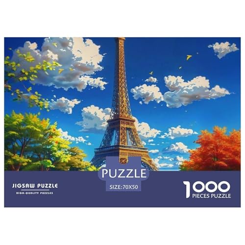 Rätsel Eiffelturm1000 Teile Erwachsene Great Architecture Klassische Home Dekoration Für Erwachsene Und Kinder Ab 14 Jahren 70x50cm Rätsel Eiffelturm1000 Teile Erwachsene Great Architecture Klassische Home Dekoration Für Erwachsene Und Kinder Ab 14 Jahren 70x50cm von TZOVPCDFA