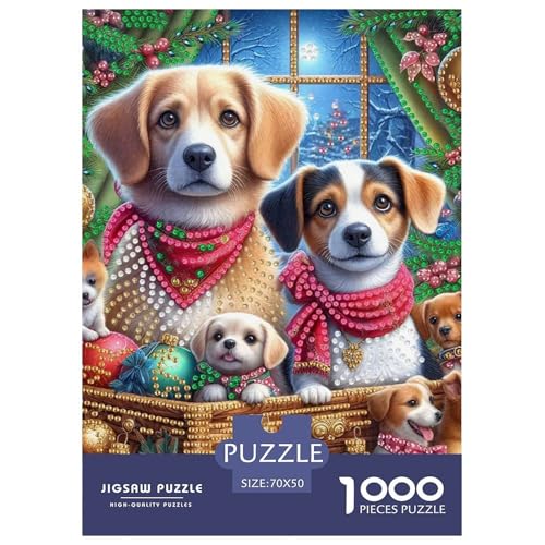 Rätsel Hund1000 Teile Puzzles Erwachsene HundFamily Klassische Home Dekoration Für Erwachsene Und Kinder Ab 14 Jahren 70x50cm Rätsel Hund1000 Teile Puzzles Erwachsene HundFamily Klassische Home Dekoration Für Erwachsene Und Kinder Ab 14 Jahren 70x50cm von TZOVPCDFA