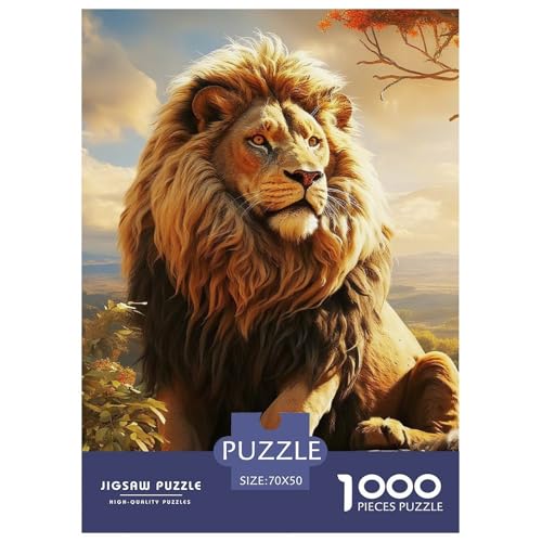 Rätsel Löwen1000 Teile Erwachsene Animal Theme Klassische Home Dekoration Für Erwachsene Und Kinder Ab 14 Jahren 70x50cm Rätsel Löwen1000 Teile Erwachsene Animal Theme Klassische Home Dekoration Für Erwachsene Und Kinder Ab 14 Jahren 70x50cm von TZOVPCDFA