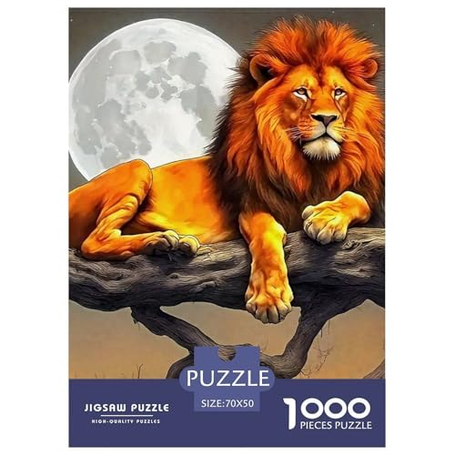 Rätsel Löwen1000 Teile Erwachsene Wildlife Theme Klassische Geschenke Für Männer Und Damen Für Erwachsene Und Kinder Ab 14 Jahren 70x50cm Rätsel Löwen1000 Teile Erwachsene Wildlife Theme Klassische Geschenke Für Männer Und Damen Für Erwachsene Und Kinder Ab 14 Jahren 70x50cm von TZOVPCDFA