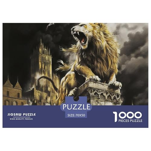Rätsel Löwen1000 Teile Puzzles Erwachsene Wildlife Theme Klassische Dekorieren Sie Für Erwachsene Und Kinder Ab 14 Jahren 70x50cm Rätsel Löwen1000 Teile Puzzles Erwachsene Wildlife Theme Klassische Dekorieren Sie Für Erwachsene Und Kinder Ab 14 Jahren 70x50cm von TZOVPCDFA