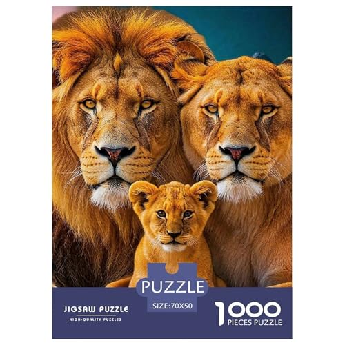 Rätsel Löwen1000 Teile Puzzles Erwachsene Wildlife Theme Klassische Dekorieren Sie Für Erwachsene Und Kinder Ab 14 Jahren 70x50cm Rätsel Löwen1000 Teile Puzzles Erwachsene Wildlife Theme Klassische Dekorieren Sie Für Erwachsene Und Kinder Ab 14 Jahren 70x50cm von TZOVPCDFA