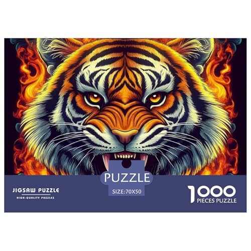 Rätsel Tiger1000 Teile Erwachsene Animal Theme Klassische Rätsel Geschenke Für Männer Und Damen Für Erwachsene Und Kinder 70x50cm Rätsel Tiger1000 Teile Erwachsene Animal Theme Klassische Rätsel Geschenke Für Männer Und Damen Für Erwachsene Und Kinder 70x50cm von TZOVPCDFA
