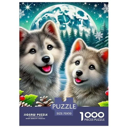 Rätsel Wolf Junge1000 Teile Erwachsene Animal Theme Klassische Rätsel Geschenke Für Männer Und Damen Für Erwachsene Und Kinder 70x50cm Rätsel Wolf Junge1000 Teile Erwachsene Animal Theme Klassische Rätsel Geschenke Für Männer Und Damen Für Erwachsene Und Kinder 70x50cm von TZOVPCDFA