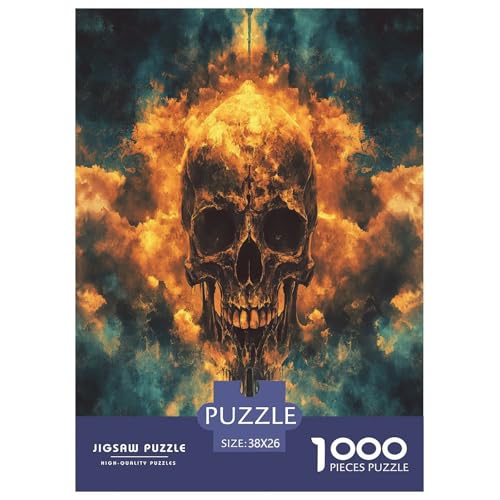 Schädel Puzzles 1000-teilige Schwer Puzzle Spielzeug Lernspiel Impossible Herausforderungsspielzeug Für Erwachsene Kinder 38x26cm/1000pcs Schädel Puzzles 1000-teilige Schwer Puzzle Spielzeug Lernspiel Impossible Herausforderungsspielzeug Für Erwachsene Kinder 38x26cm/1000pcs von TZOVPCDFA