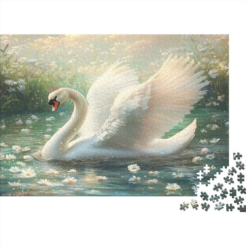 Schwan 1000 Teile Puzzle Für Erwachsene, Hochwertige Recycelbare MateriAußerirdische Und Druck Puzzlespiel, Familienspiel, Geschenk Für Liebhaber Oder Freunde Puzzel 1000pcs (75x50cm) von TZOVPCDFA