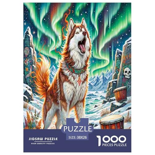 Sibirischer Husky Puzzles 1000 Teile Schwer Puzzle Spielzeug Lernspiel Impossible Herausforderung Spielzeug Für Erwachsene Und Kinder in Bewährter 38x26cm/1000pcs Sibirischer Husky Puzzles 1000 Teile Schwer Puzzle Spielzeug Lernspiel Impossible Herausforderung Spielzeug Für Erwachsene Und Kinder in Bewährter 38x26cm/1000pcs von TZOVPCDFA