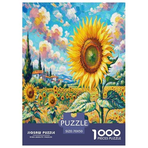 Sonnenblumen Puzzles 1000-teilige Schwer Puzzle Spielzeug Lernspiel Impossible Herausforderungsspielzeug Für Erwachsene Kinder 70x50cm/1000pcs Sonnenblumen Puzzles 1000-teilige Schwer Puzzle Spielzeug Lernspiel Impossible Herausforderungsspielzeug Für Erwachsene Kinder 70x50cm/1000pcs von TZOVPCDFA