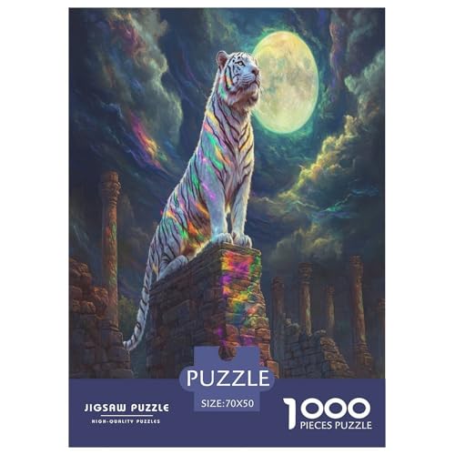 Tiger Puzzle 1000-teilige Schwer Puzzle Spielzeug Pädagogisches Spiel Impossible Herausforderungsspielzeug Für Erwachsene Und Kinder Ab 14 Jahren 70x50cm/1000pcs Tiger Puzzle 1000-teilige Schwer Puzzle Spielzeug Pädagogisches Spiel Impossible Herausforderungsspielzeug Für Erwachsene Und Kinder Ab 14 Jahren 70x50cm/1000pcs von TZOVPCDFA