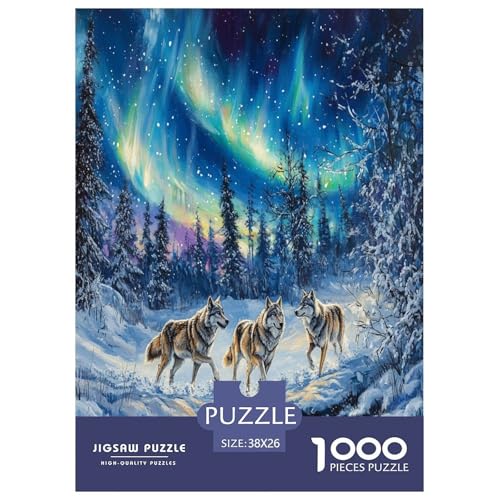 Wolf Puzzle 1000 Teile Schwer Puzzle Spielzeug Lernspiel Impossible Herausforderungsspielzeug Für Erwachsene Kinder 38x26cm/1000pcs Wolf Puzzle 1000 Teile Schwer Puzzle Spielzeug Lernspiel Impossible Herausforderungsspielzeug Für Erwachsene Kinder 38x26cm/1000pcs von TZOVPCDFA