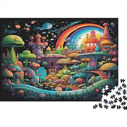 Wunderland Puzzlespiel 1000 Teile Erwachsene -Puzzle 1000 Stück Spiel Puzzles Für Erwachsene Kinder Puzzle Erwachsenen Puzzlespiel Puzzel 1000pcs (75x50cm) von TZOVPCDFA