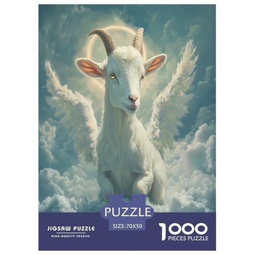Ziege Puzzles 1000 Teile Schwer Puzzle Spielzeug Lernspiel Impossible Herausforderungsspielzeug Für Erwachsene Kinder 70x50cm/1000pcs Ziege Puzzles 1000 Teile Schwer Puzzle Spielzeug Lernspiel Impossible Herausforderungsspielzeug Für Erwachsene Kinder 70x50cm/1000pcs von TZOVPCDFA