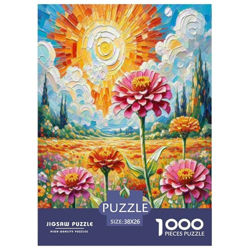 Zinnia Elegans Puzzles 1000 Teile Schwer Puzzle Spielzeug Lernspiel Impossible Herausforderung Spielzeug Für Erwachsene Und Kinder in Bewährter 38x26cm/1000pcs Zinnia Elegans Puzzles 1000 Teile Schwer Puzzle Spielzeug Lernspiel Impossible Herausforderung Spielzeug Für Erwachsene Und Kinder in Bewährter 38x26cm/1000pcs von TZOVPCDFA