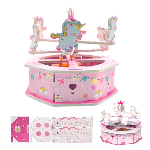 Bausatz Experimente Karussell DIY Kits für Kinder Spielzeug ab 5-14 Jahre Mädchen Geschenke zur Hausdekoration Perfekt als Weihnachts oder Geburtstagsgeschenk Bausatz Experimente Karussell DIY Kits für Kinder Spielzeug ab 5-14 Jahre Mädchen Geschenke zur Hausdekoration Perfekt als Weihnachts oder Geburtstagsgeschenk von TZQFROCE