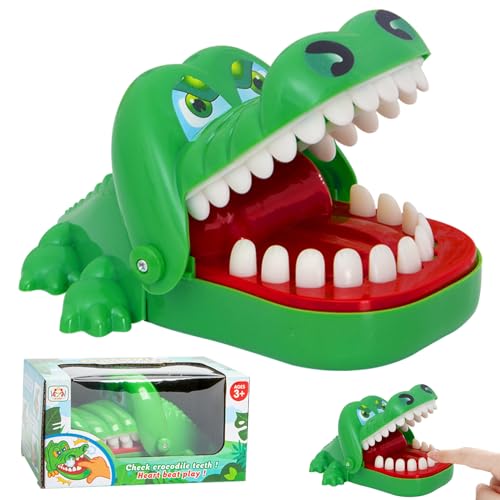 TZQFROCE Spielzeug Krokodil Zähne Krokodil Spiel Kinder Krokodil Spiel Spielzeug Kinder Krokodil Spiel Zähne Brettspiele Geschicklichkeitsspiel für ab 3 Jahre Familienspiel Kinder Geschenk von TZQFROCE