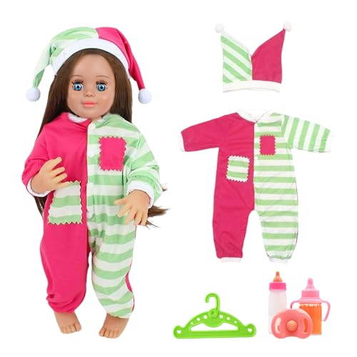TZQFROCE Puppenkleidungsset Kleidung Outfits für Baby Puppe Kleidung Puppen Zubehör Puppenzubehör mit Hut Langarm Hose Geschenk für Kinder Mädchen Jungen (Clown-Set) TZQFROCE Puppenkleidungsset Kleidung Outfits für Baby Puppe Kleidung Puppen Zubehör Puppenzubehör mit Hut Langarm Hose Geschenk für Kinder Mädchen Jungen (Clown-Set) von TZQFROCE